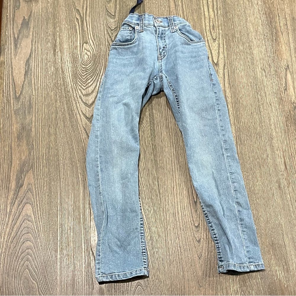 Levi's 511 Skinny Jeans Slim Fit Performance Stretch Denim Light Wash Size 10